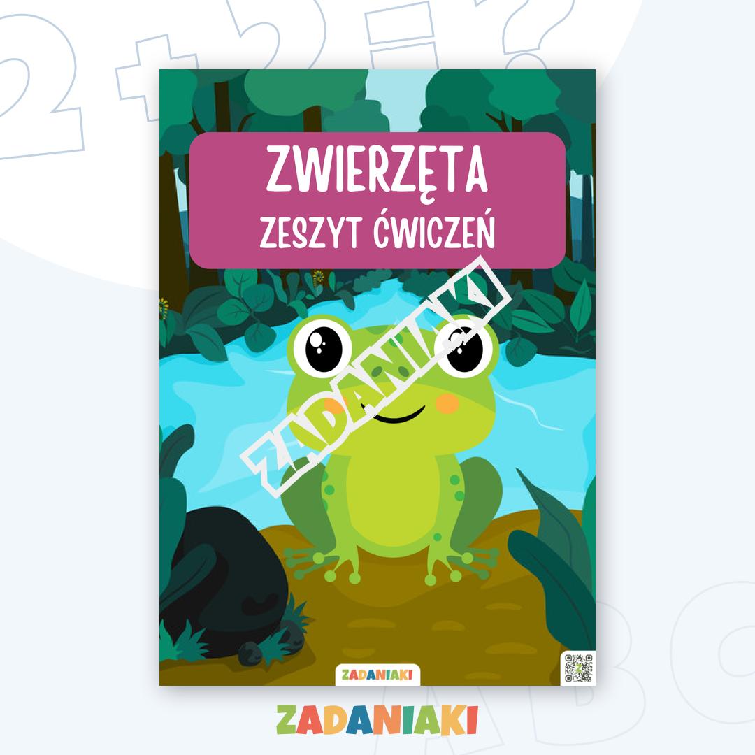 Zeszyt ćwiczeń – Zwierzęta: Poznajemy przyrodę i ćwiczymy pisanie