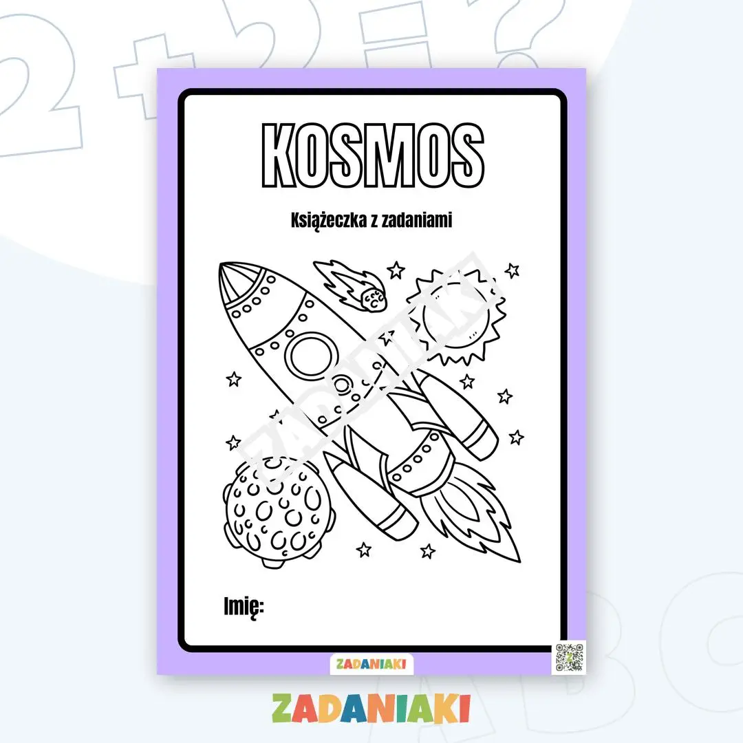 Książeczka z zadaniami – Kosmos: Kosmiczna przygoda dla najmłodszych