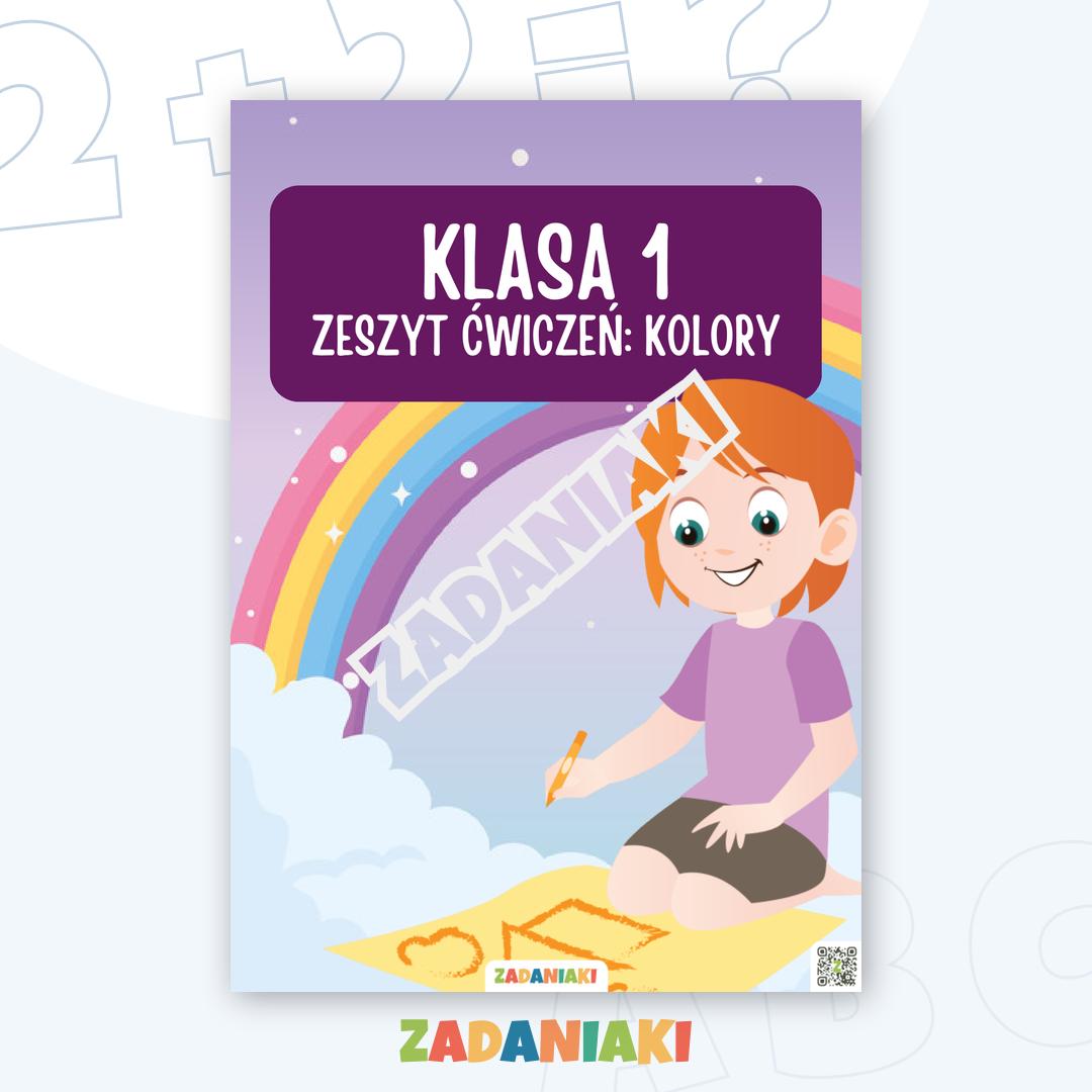 Zeszyt ćwiczeń – Kolory: Poznajemy barwy i uczymy się czytać