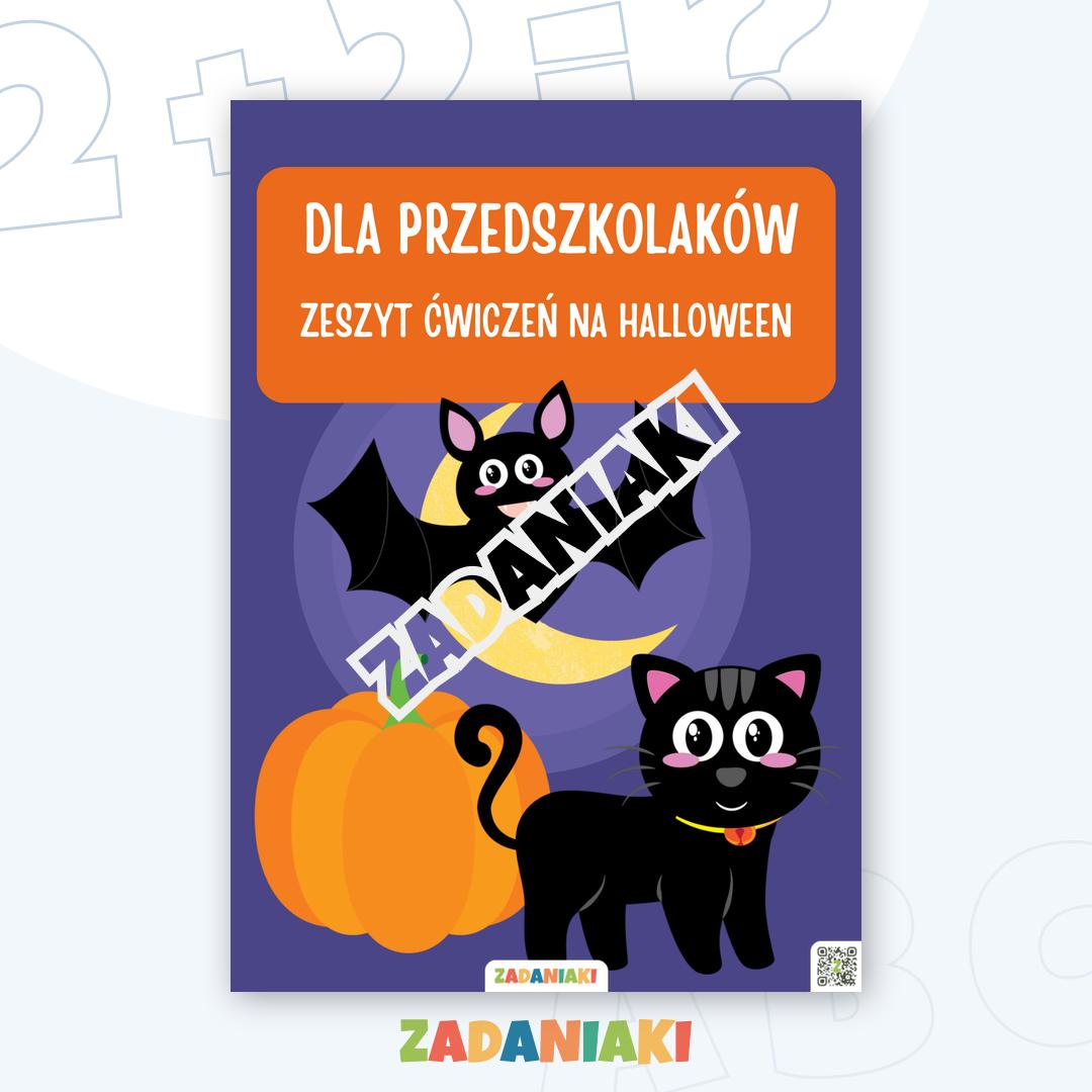 Zeszyt ćwiczeń – Halloween: Strasznie fajna nauka dla najmłodszych