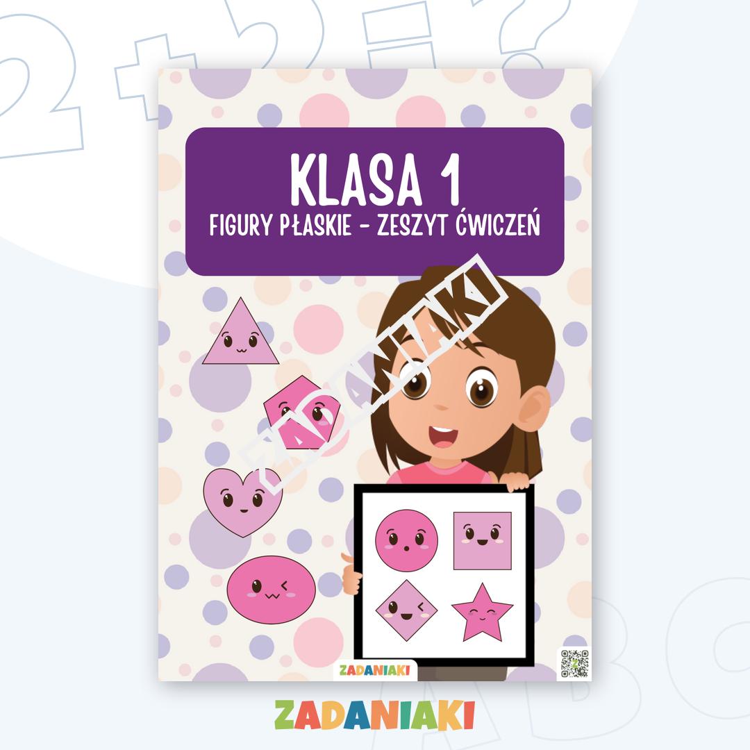Zeszyt ćwiczeń – Figury płaskie: Poznajemy i rysujemy kształty