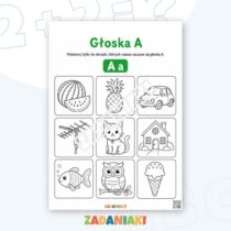 Karty pracy – Pierwsza głoska: Słucham, rozpoznaję i wybieram