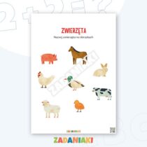 Karty pracy – Poznaję świat: Zwierzęta, owoce, warzywa i pogoda