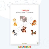 Karty pracy – Poznaję świat: Zwierzęta, owoce, warzywa i pogoda