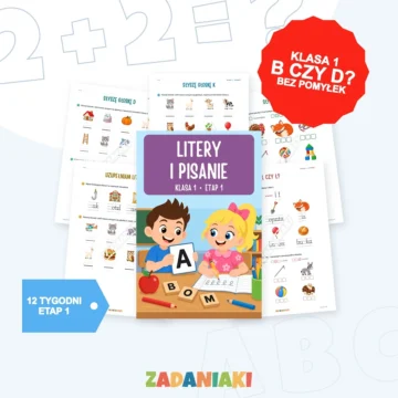 Poznaję litery i uczę się pisać: okładka zestawu