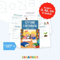 Klasa 2, etap 2: Czytam ze zrozumieniem i piszę poprawnie – okładka i przykładowe karty pracy