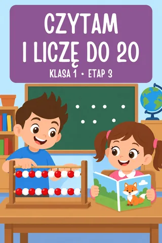 Czytam zdania i liczę do 20, okładka