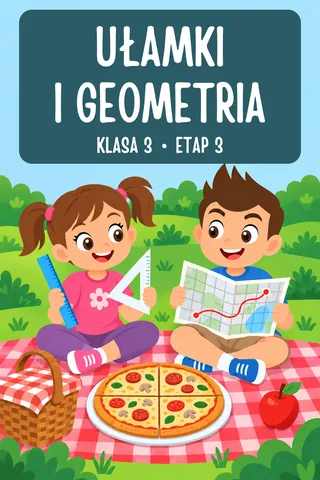 Ułamki, geometria i trudniejsze zadania, okładka