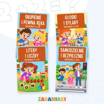 Przedszkole i zerówka: okładki zeszytów
