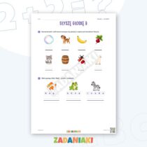 Zeszyt ćwiczeń – Litery B i G: Uczę się pisma pisanego (klasa 1) — przykładowa karta pracy 2