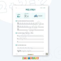 Zeszyt ćwiczeń – Litery R i S: Uczę się pisma pisanego (klasa 1) — przykładowa karta pracy 1