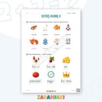Zeszyt ćwiczeń – Litery R i S: Uczę się pisma pisanego (klasa 1) — przykładowa karta pracy 2