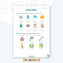 Zeszyt ćwiczeń – Litery F i Ż: Uczę się pisma pisanego (klasa 1) — przykładowa karta pracy 2