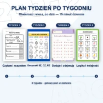 Zestaw Pierwszoklasisty – plan tydzień po tygodniu