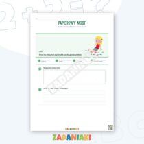 Zeszyt ćwiczeń – Buduję według instrukcji: planuj, dobieraj materiały i ulepszaj konstrukcję — przykładowa karta pracy 1