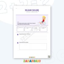 Zeszyt ćwiczeń – Buduję według instrukcji: planuj, dobieraj materiały i ulepszaj konstrukcję — przykładowa karta pracy 2