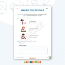Zeszyt ćwiczeń – Rozumiem krótką wiadomość: Czytam i wyciągam wnioski — przykładowa karta pracy 2