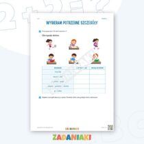 Zeszyt ćwiczeń – Opowiadam tak, żeby było jasno: Dobieram słowa świadomie — przykładowa karta pracy 2