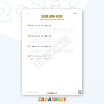 Zeszyt ćwiczeń – Sprawdzam dwa sposoby liczenia: Rozumiem matematykę krok po kroku — przykładowa karta pracy 2