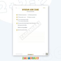 Zeszyt ćwiczeń – Poprawiam zdanie dla czytelnika: Buduję poprawne zdania — przykładowa karta pracy 1