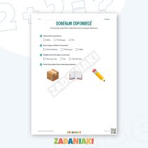 Zeszyt ćwiczeń – Angielski: proszę i odpowiadam: Poznaję angielski w działaniu — przykładowa karta pracy 2