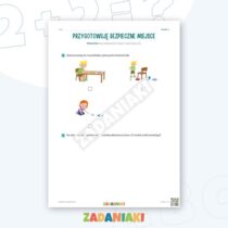 Zeszyt ćwiczeń – Ruszam się i gram fair: Ćwiczę ruch, zasady i współpracę — przykładowa karta pracy 1
