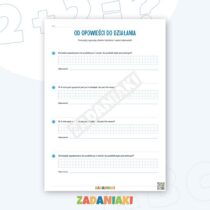Zeszyt ćwiczeń – Dwa sposoby dzielenia: Pewność w rozpoznawaniu, kiedy dzielić, a kiedy mnożyć — przykładowa karta pracy 2