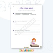 Zeszyt ćwiczeń – Mnożenie i dzielenie bez słów-kluczy: Zrozum działania z kontekstu — przykładowa karta pracy 2