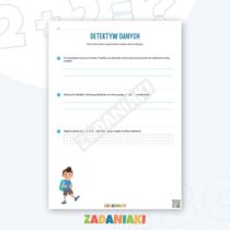 Zeszyt ćwiczeń – Które dane są potrzebne?: Myśl jak detektyw w zadaniach tekstowych — przykładowa karta pracy 1