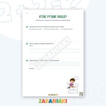 Zeszyt ćwiczeń – Dobieram części zadania: Pewniej w mnożeniu i dzieleniu — przykładowa karta pracy 2
