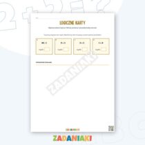 Zeszyt ćwiczeń – MINI ESCAPE ROOM: Ucieknij dzięki mnożeniu i dzieleniu — przykładowa karta pracy 2