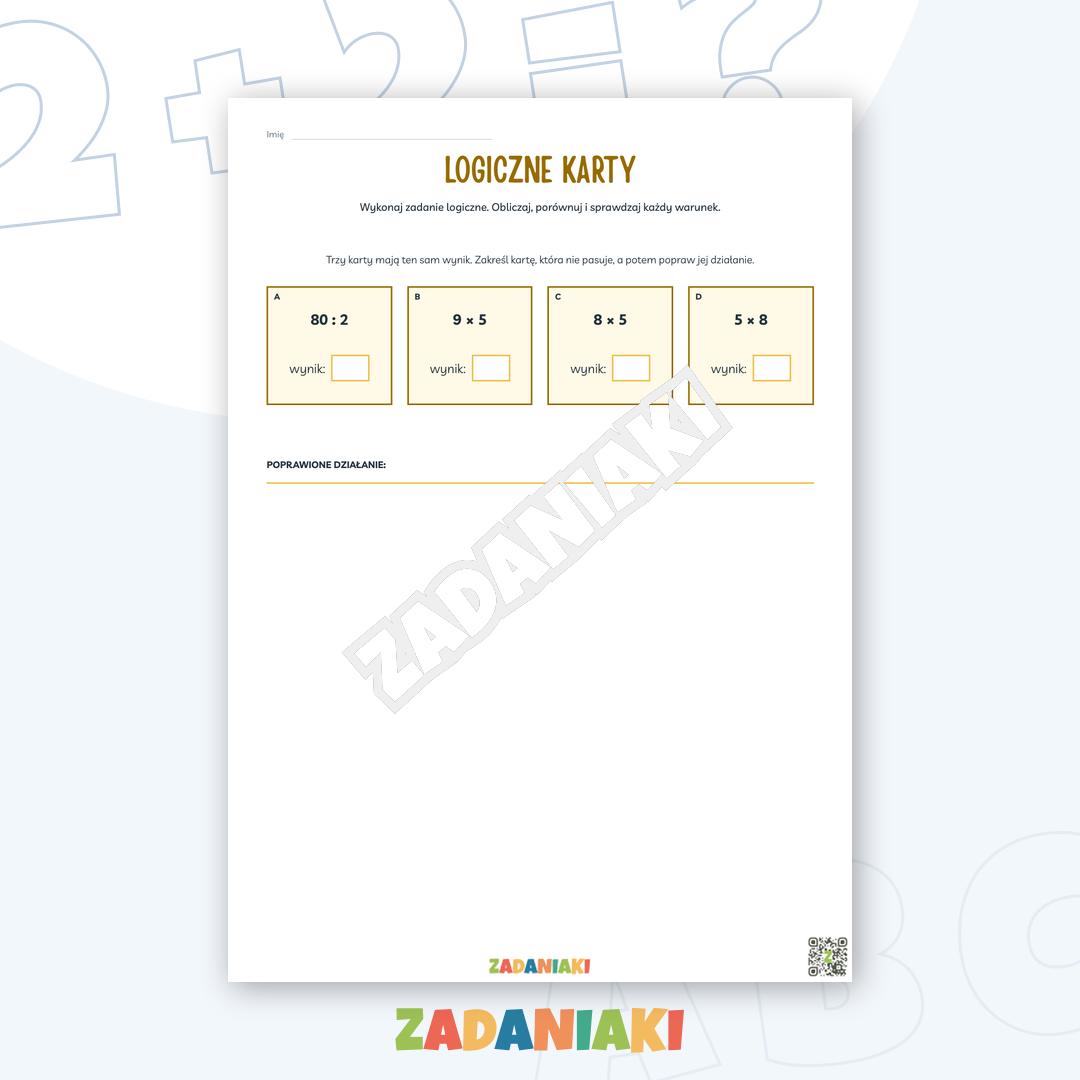 Zeszyt ćwiczeń – MINI ESCAPE ROOM: Ucieknij dzięki mnożeniu i dzieleniu — podgląd 2
