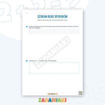 Zeszyt ćwiczeń – Więcej niż jedna odpowiedź: trenuj logikę przy mnożeniu i dzieleniu — przykładowa karta pracy 1