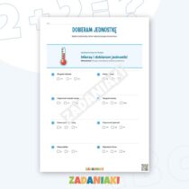 Zeszyt ćwiczeń – Długość, masa i pojemność: opanuj jednostki na konkretnych zadaniach — przykładowa karta pracy 1