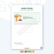 Zeszyt ćwiczeń – Kierunki i kodowanie na siatce: pewnie czytaj polecenia i wyznaczaj trasy — przykładowa karta pracy 2