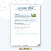 Zeszyt ćwiczeń – Szukam informacji w opowiadaniu: Czytam i wyciągam wnioski — przykładowa karta pracy 1