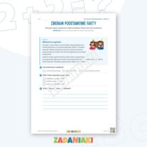 Zeszyt ćwiczeń – Kto? Gdzie? Kiedy? Dlaczego: Czytam i wyciągam wnioski — przykładowa karta pracy 1