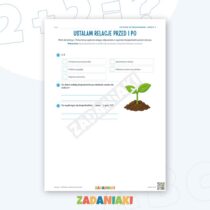 Zeszyt ćwiczeń – Układam wydarzenia po kolei: Czytam i wyciągam wnioski — przykładowa karta pracy 2