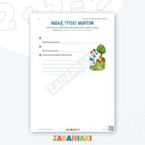 Zeszyt ćwiczeń – Wybieram główną myśl: Czytam i wyciągam wnioski — przykładowa karta pracy 2