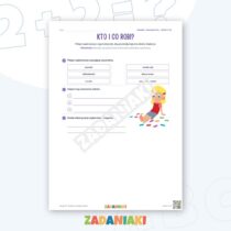 Zeszyt ćwiczeń – Buduję i rozwijam zdania: Buduję poprawne zdania — przykładowa karta pracy 1