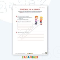 Zeszyt ćwiczeń – Zaproszenie, życzenia i podziękowanie: Piszę samodzielnie krok po kroku — przykładowa karta pracy 2
