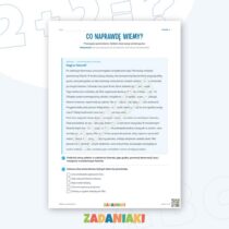 Zeszyt ćwiczeń – Ślady w opowiadaniu: Czytam i wyciągam wnioski — przykładowa karta pracy 1