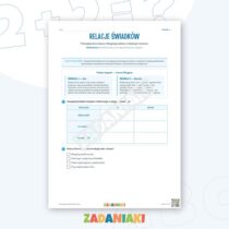 Zeszyt ćwiczeń – Dwa głosy, jedno zdarzenie: Czytam i wyciągam wnioski — przykładowa karta pracy 1
