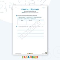 Zeszyt ćwiczeń – Dwa głosy, jedno zdarzenie: Czytam i wyciągam wnioski — przykładowa karta pracy 2