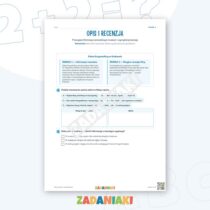 Zeszyt ćwiczeń – Fakt, opinia i uzasadnienie: Czytam i wyciągam wnioski — przykładowa karta pracy 1