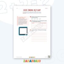 Zeszyt ćwiczeń – Moja uwaga, mój wybór: Buduję poprawne zdania — przykładowa karta pracy 1