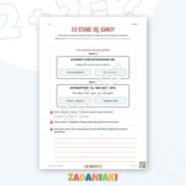 Zeszyt ćwiczeń – Moja uwaga, mój wybór: Buduję poprawne zdania — przykładowa karta pracy 2