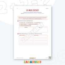 Zeszyt ćwiczeń – Gdy zmienia się wspólny plan: Buduję poprawne zdania — przykładowa karta pracy 2