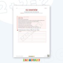 Zeszyt ćwiczeń – Jedna scena, dwie perspektywy: Piszę samodzielnie krok po kroku — przykładowa karta pracy 1