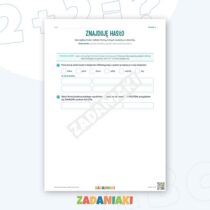 Zeszyt ćwiczeń – Słownik pomaga wybrać znaczenie: Dobieram słowa świadomie — przykładowa karta pracy 1